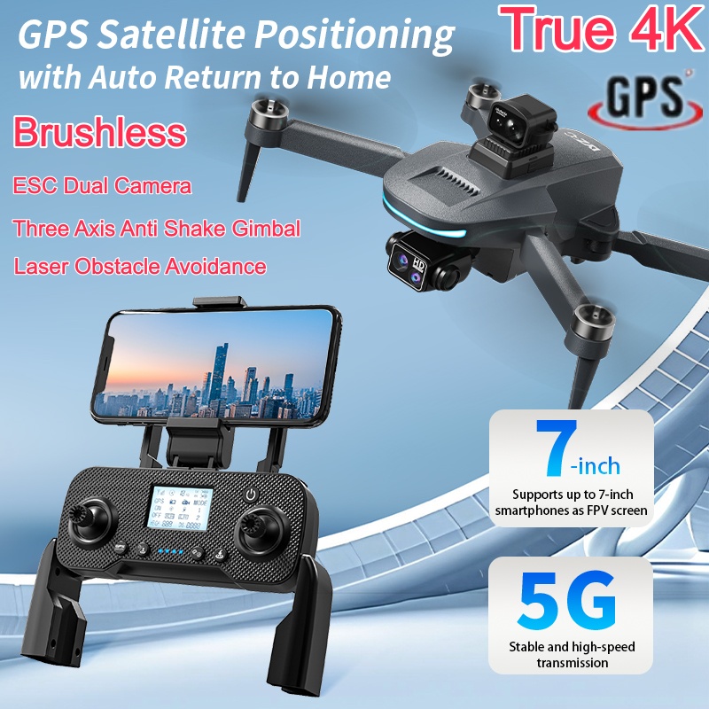 3 Axis Gimbal Brushless GPS Re - đánh giá và giá Fpv Brushless Rc Drone 4K