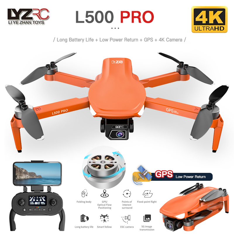 L500 PRO GPS Drone 4K Profesio - đánh giá và giá Fpv Brushless Rc Drone 4K