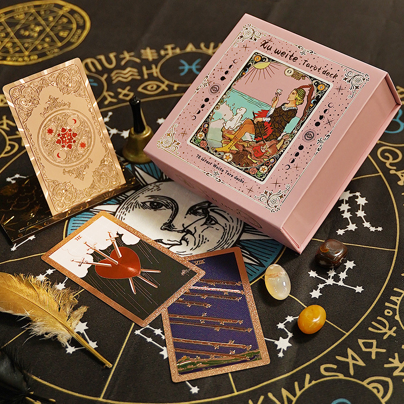 12*7cm Classic Tarot Cards wit - đánh giá và giá Tarot Cards Deck With Guidebook
