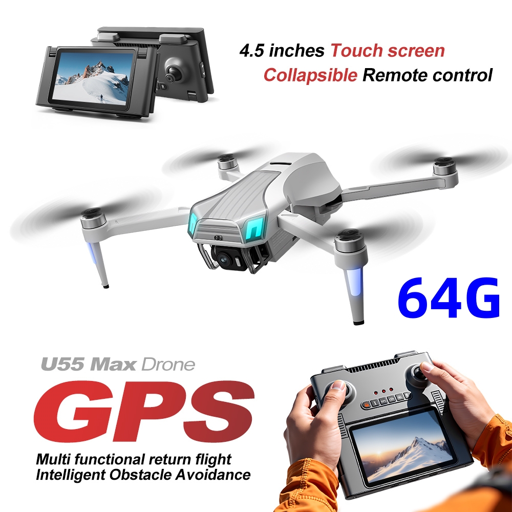 NCZOBOE U55 Drone Professional - đánh giá và giá Fpv Brushless Rc Drone 4K