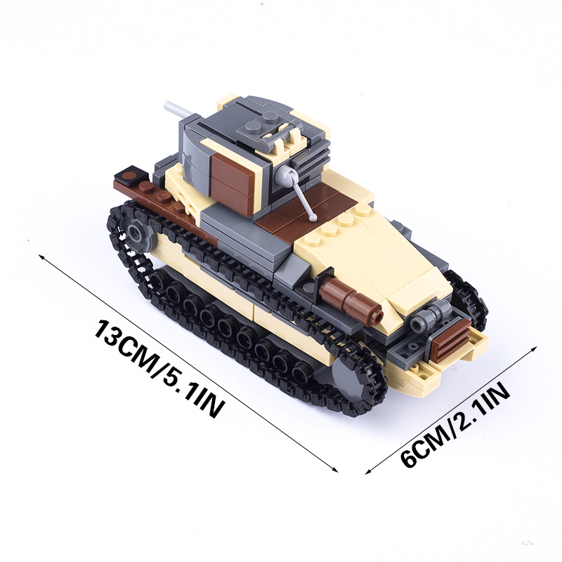 WW2 Nhật Bản Quân Đội Khối Xây - đánh giá và giá Lego Compatible Military Tank
