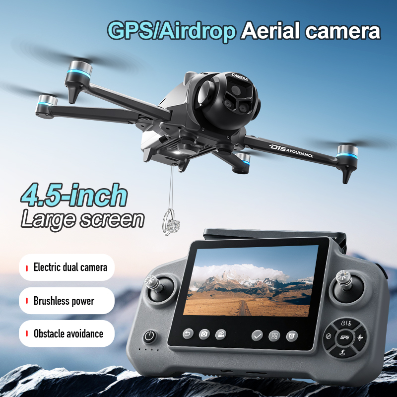D15 Professional 4K HD Triple  - đánh giá và giá Fpv Brushless Rc Drone 4K